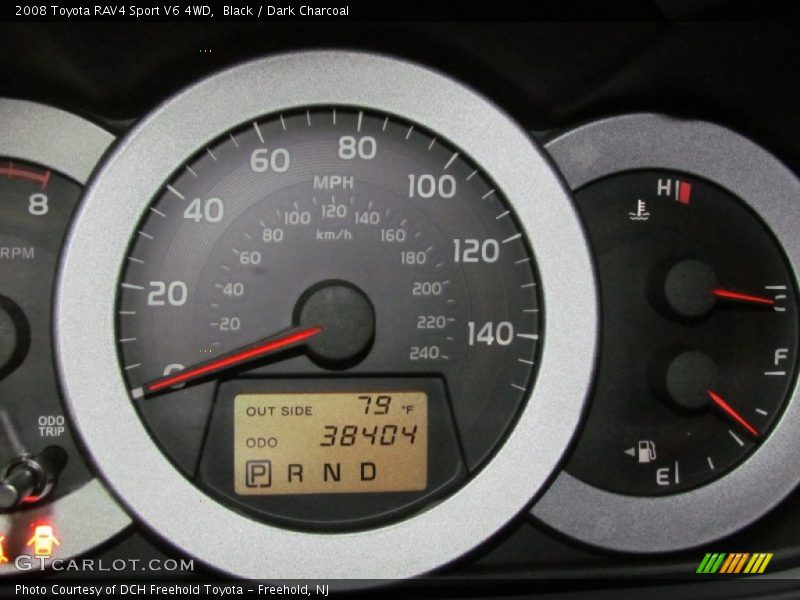 Black / Dark Charcoal 2008 Toyota RAV4 Sport V6 4WD