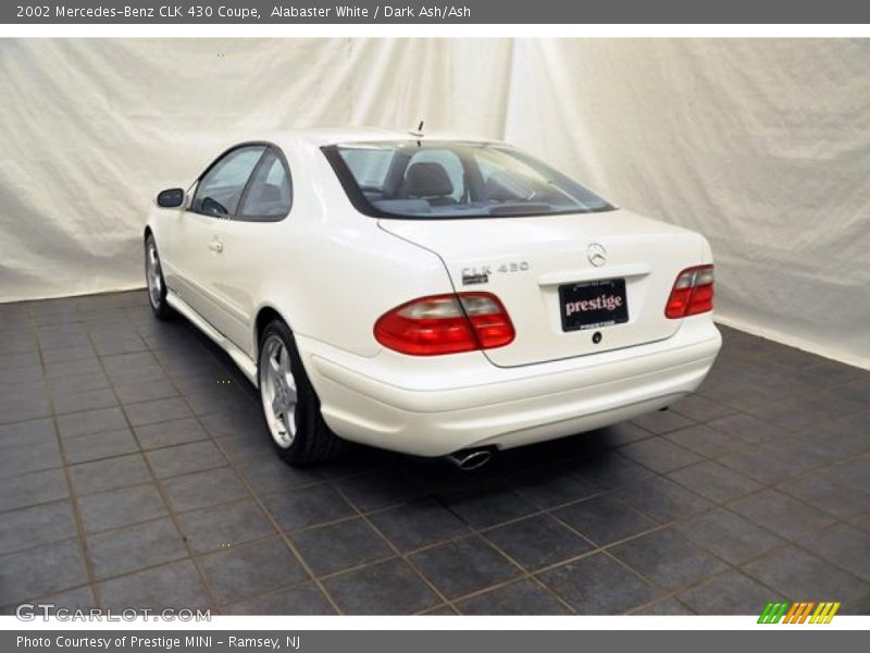 Alabaster White / Dark Ash/Ash 2002 Mercedes-Benz CLK 430 Coupe