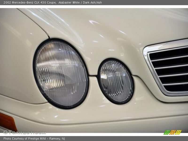 Alabaster White / Dark Ash/Ash 2002 Mercedes-Benz CLK 430 Coupe