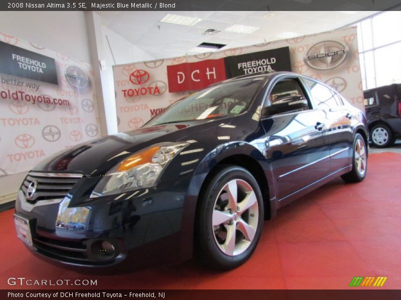 Majestic Blue Metallic / Blond 2008 Nissan Altima 3.5 SE