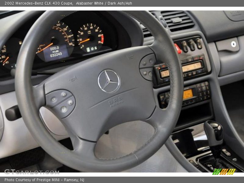 Alabaster White / Dark Ash/Ash 2002 Mercedes-Benz CLK 430 Coupe