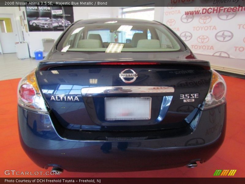 Majestic Blue Metallic / Blond 2008 Nissan Altima 3.5 SE
