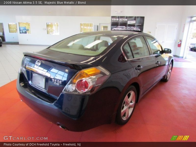 Majestic Blue Metallic / Blond 2008 Nissan Altima 3.5 SE