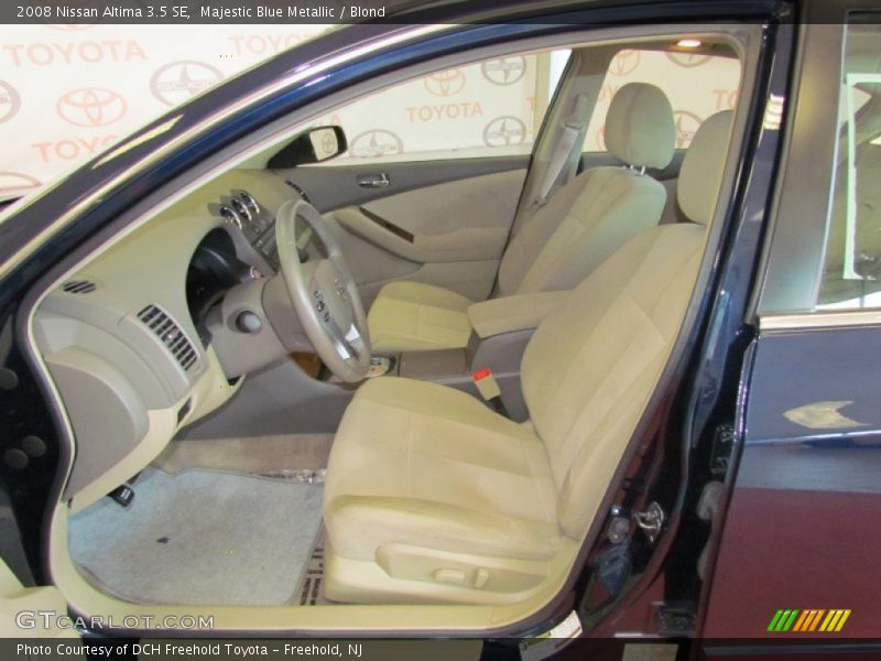 Majestic Blue Metallic / Blond 2008 Nissan Altima 3.5 SE