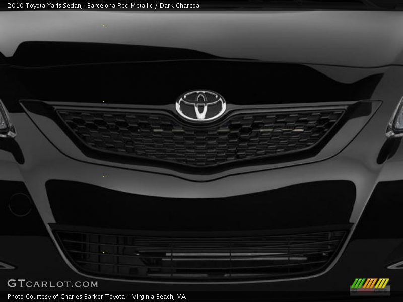 Barcelona Red Metallic / Dark Charcoal 2010 Toyota Yaris Sedan