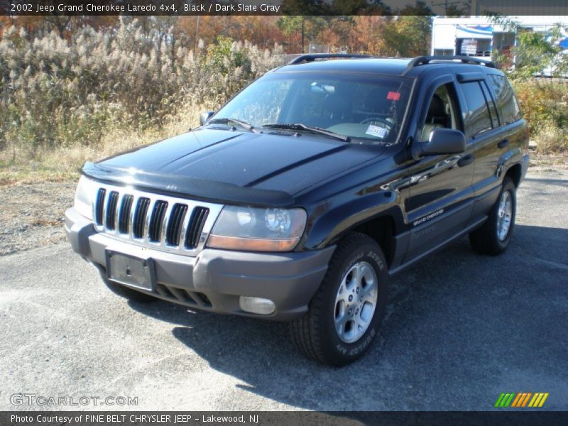 Black / Dark Slate Gray 2002 Jeep Grand Cherokee Laredo 4x4