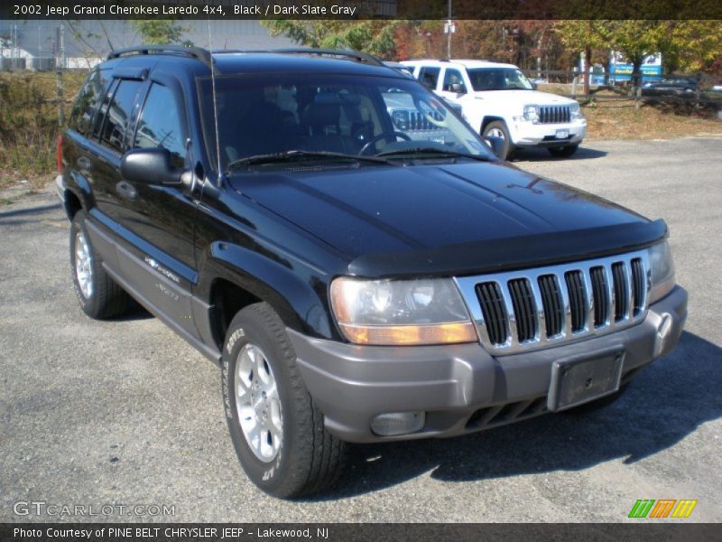 Black / Dark Slate Gray 2002 Jeep Grand Cherokee Laredo 4x4