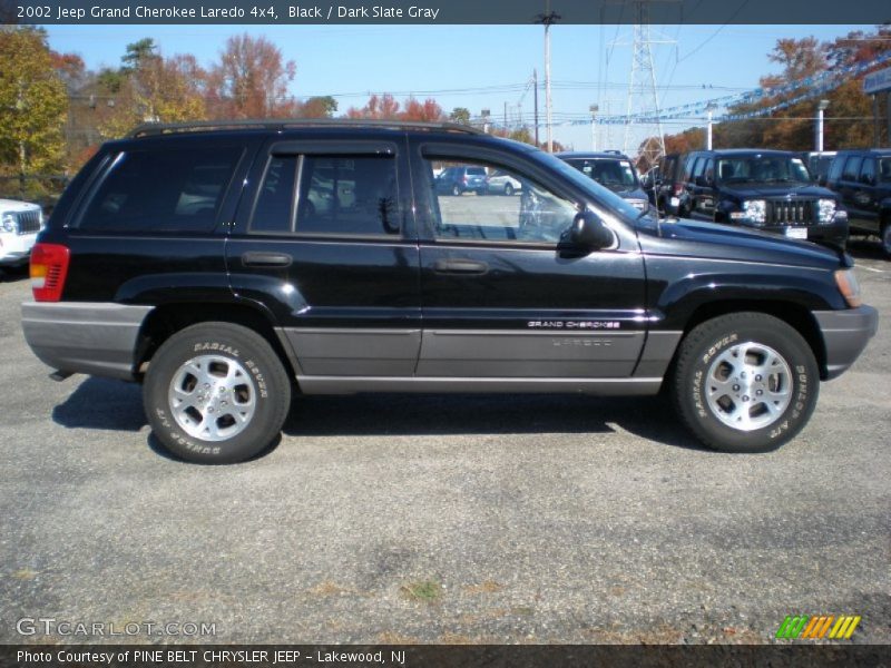 Black / Dark Slate Gray 2002 Jeep Grand Cherokee Laredo 4x4