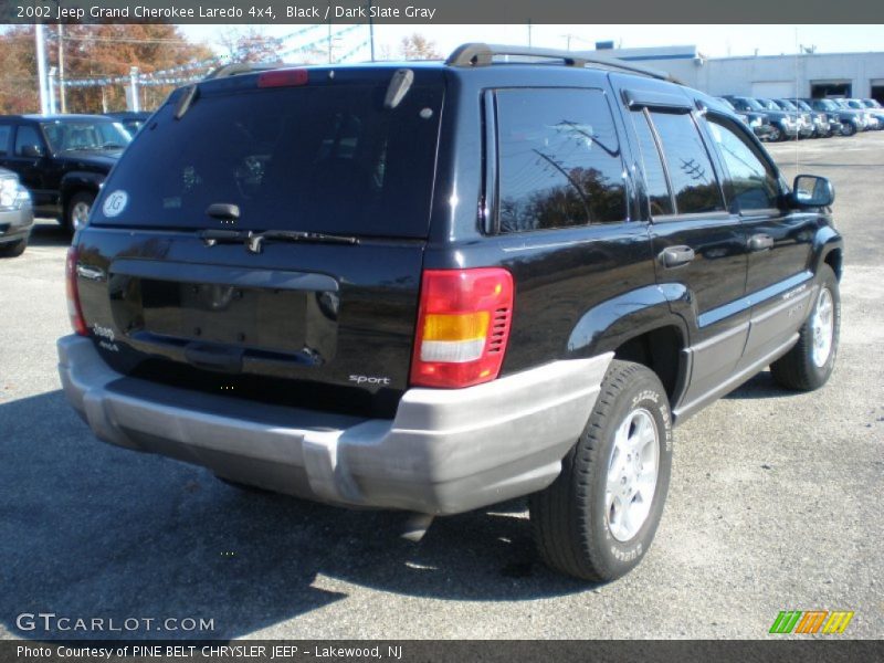 Black / Dark Slate Gray 2002 Jeep Grand Cherokee Laredo 4x4
