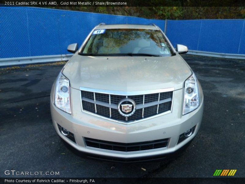 Gold Mist Metallic / Shale/Brownstone 2011 Cadillac SRX 4 V6 AWD