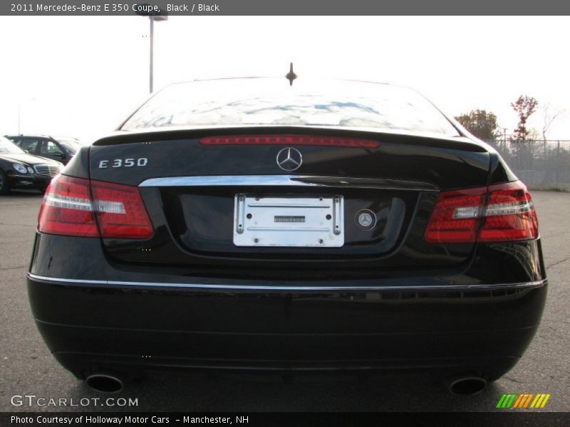 Black / Black 2011 Mercedes-Benz E 350 Coupe