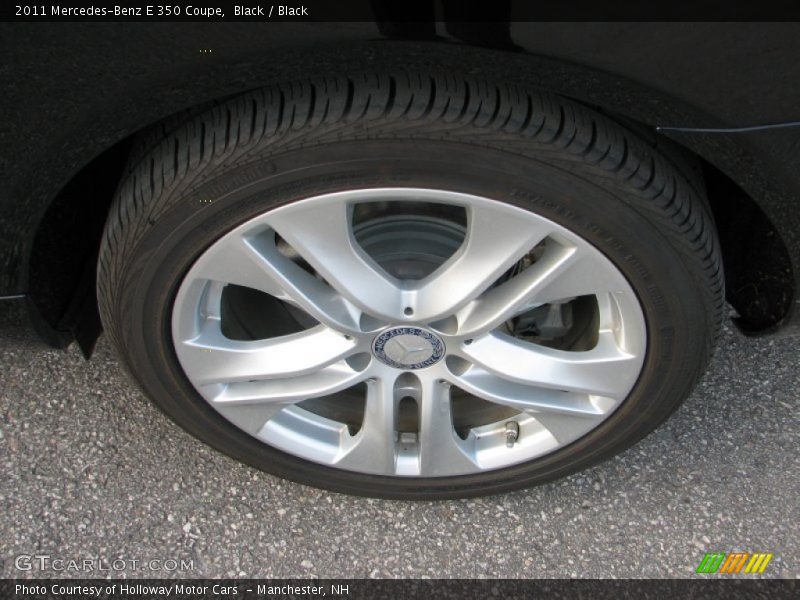 Black / Black 2011 Mercedes-Benz E 350 Coupe