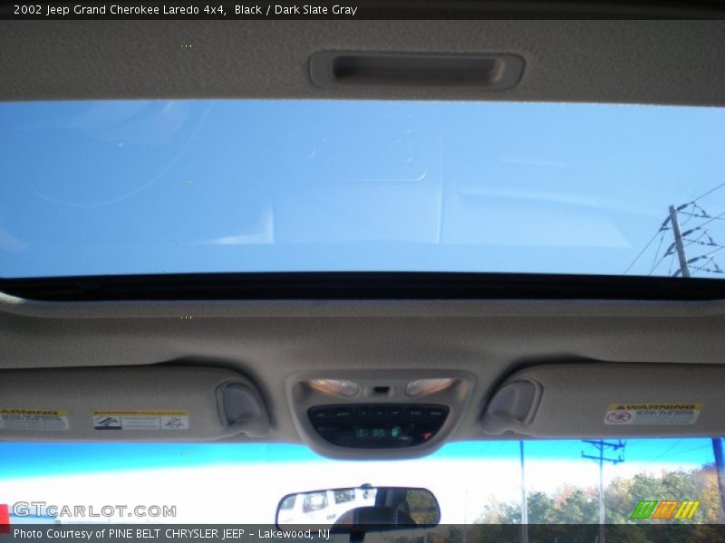 Black / Dark Slate Gray 2002 Jeep Grand Cherokee Laredo 4x4