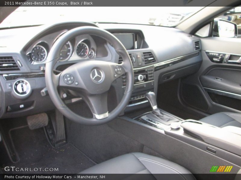 Black / Black 2011 Mercedes-Benz E 350 Coupe