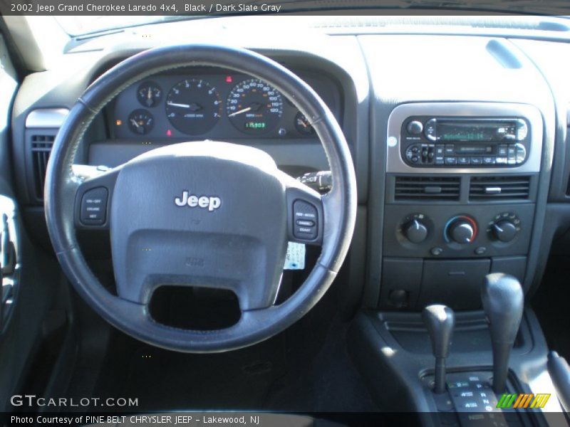 Black / Dark Slate Gray 2002 Jeep Grand Cherokee Laredo 4x4