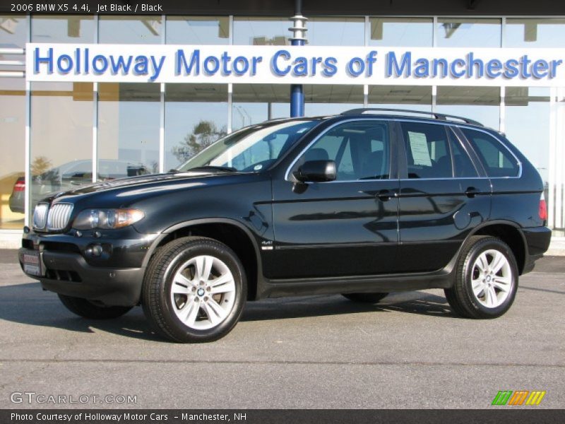 Jet Black / Black 2006 BMW X5 4.4i