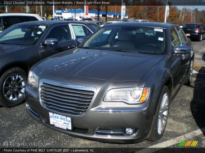 Tungsten Metallic / Black/Light Frost Beige 2012 Chrysler 300 Limited