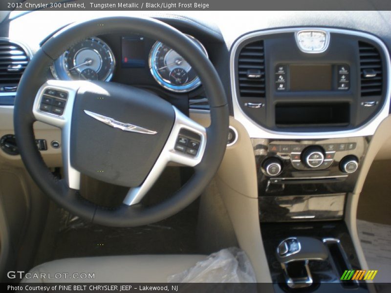Tungsten Metallic / Black/Light Frost Beige 2012 Chrysler 300 Limited