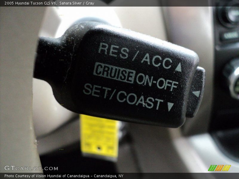 Sahara Silver / Gray 2005 Hyundai Tucson GLS V6