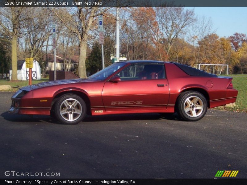  1986 Camaro Z28 Coupe Bright Red