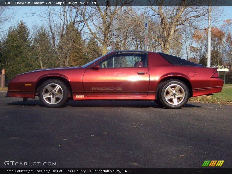  1986 Camaro Z28 Coupe Bright Red