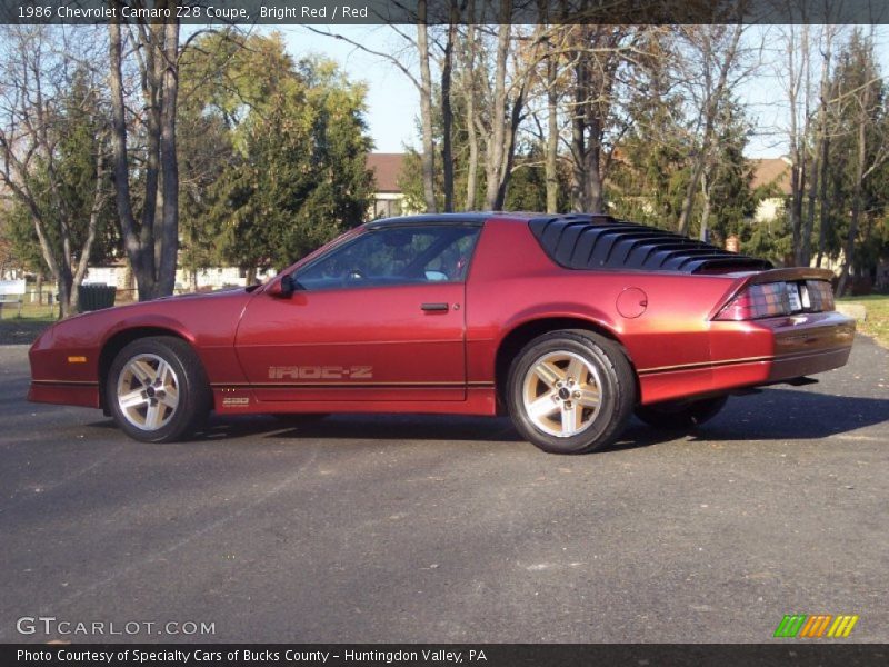  1986 Camaro Z28 Coupe Bright Red