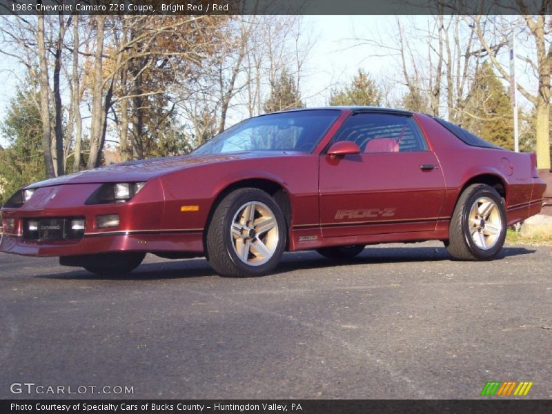  1986 Camaro Z28 Coupe Bright Red