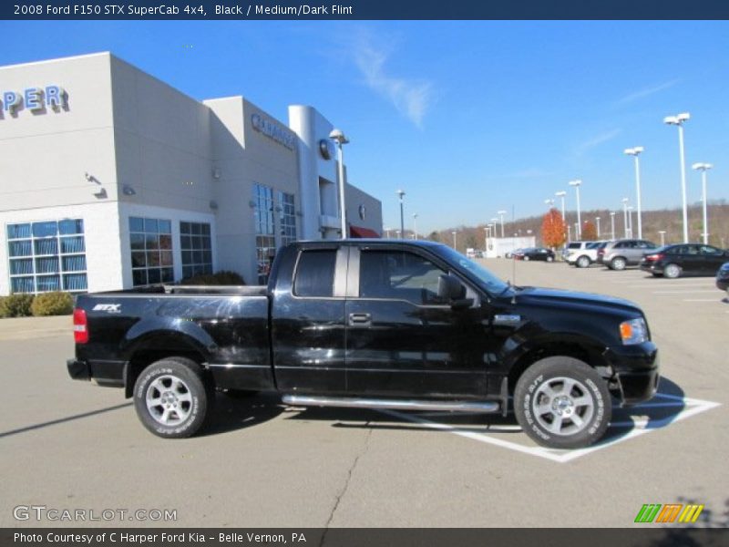 Black / Medium/Dark Flint 2008 Ford F150 STX SuperCab 4x4