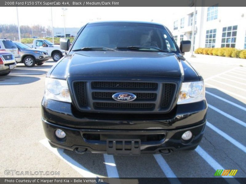 Black / Medium/Dark Flint 2008 Ford F150 STX SuperCab 4x4