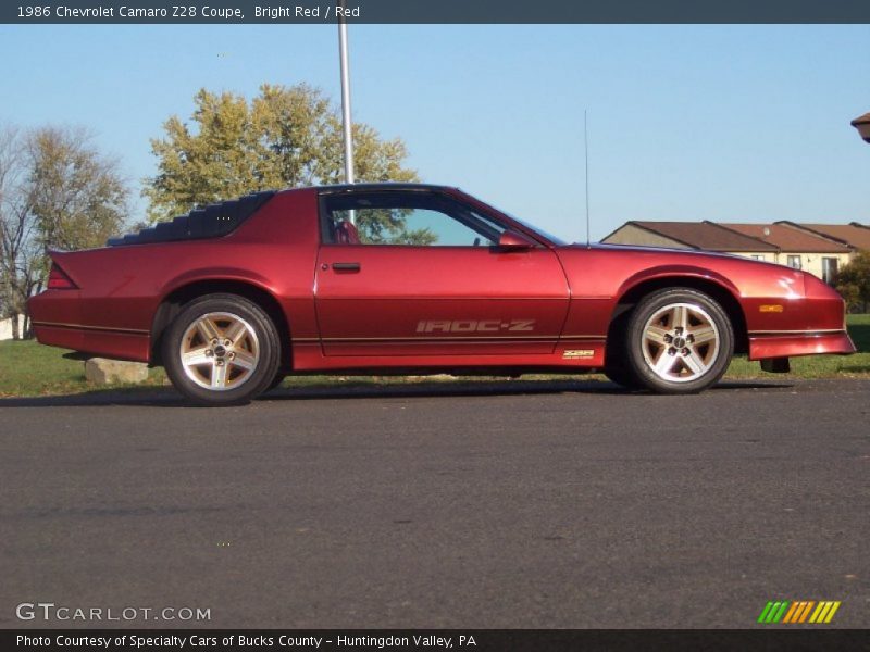  1986 Camaro Z28 Coupe Bright Red