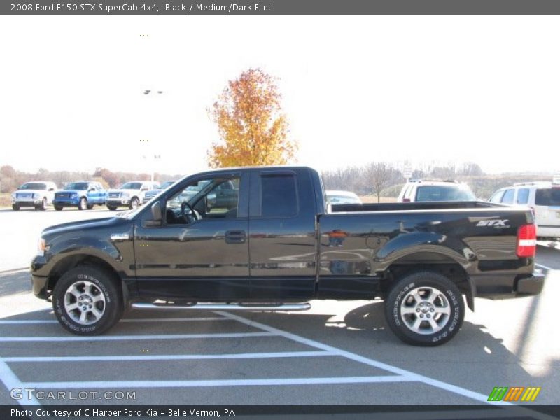 Black / Medium/Dark Flint 2008 Ford F150 STX SuperCab 4x4