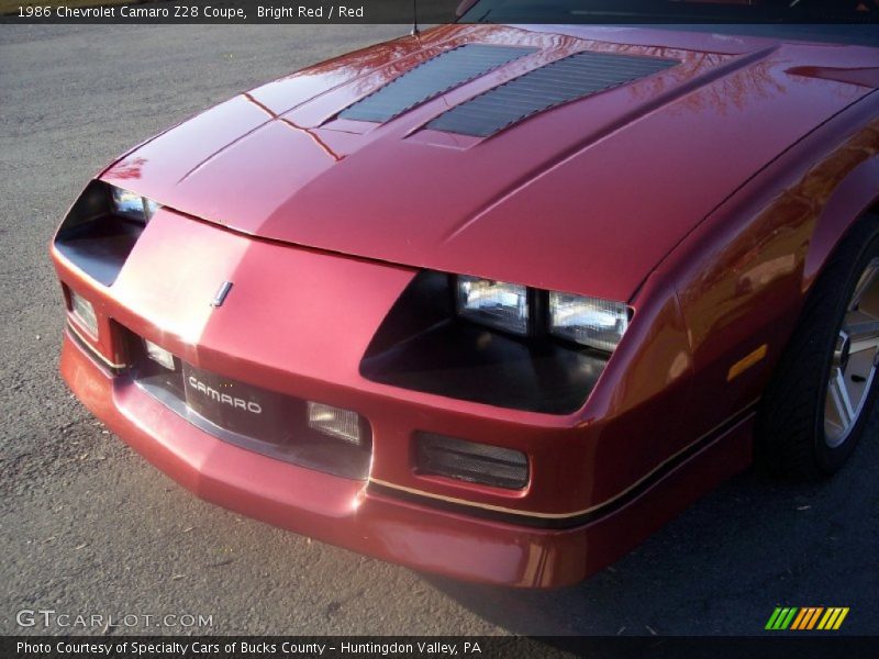 Bright Red / Red 1986 Chevrolet Camaro Z28 Coupe