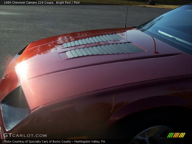 Bright Red / Red 1986 Chevrolet Camaro Z28 Coupe