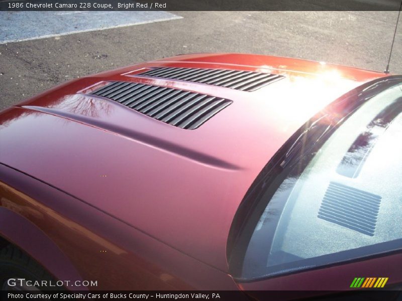 Bright Red / Red 1986 Chevrolet Camaro Z28 Coupe