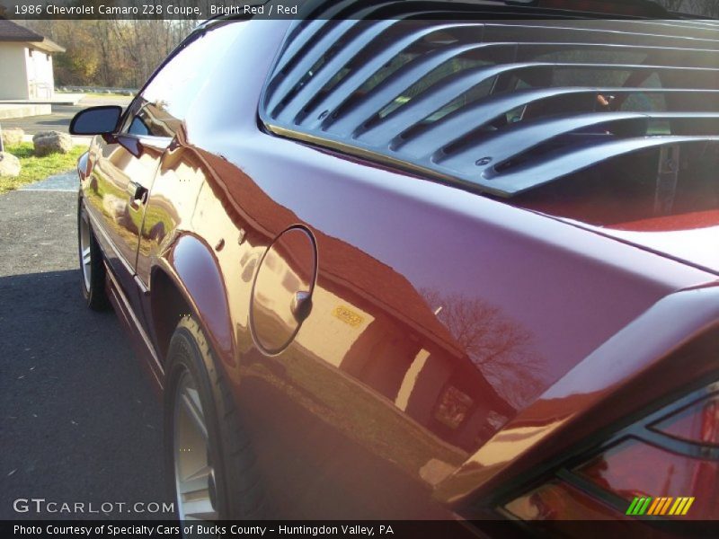Bright Red / Red 1986 Chevrolet Camaro Z28 Coupe