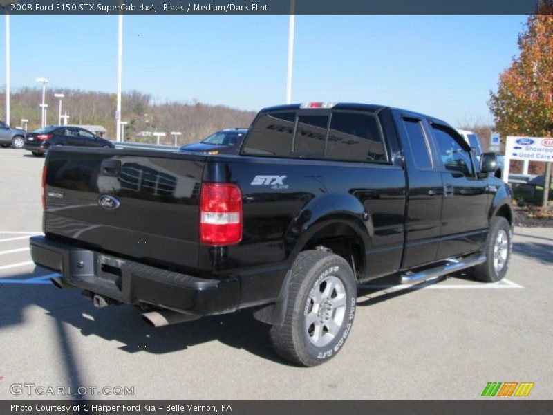 Black / Medium/Dark Flint 2008 Ford F150 STX SuperCab 4x4