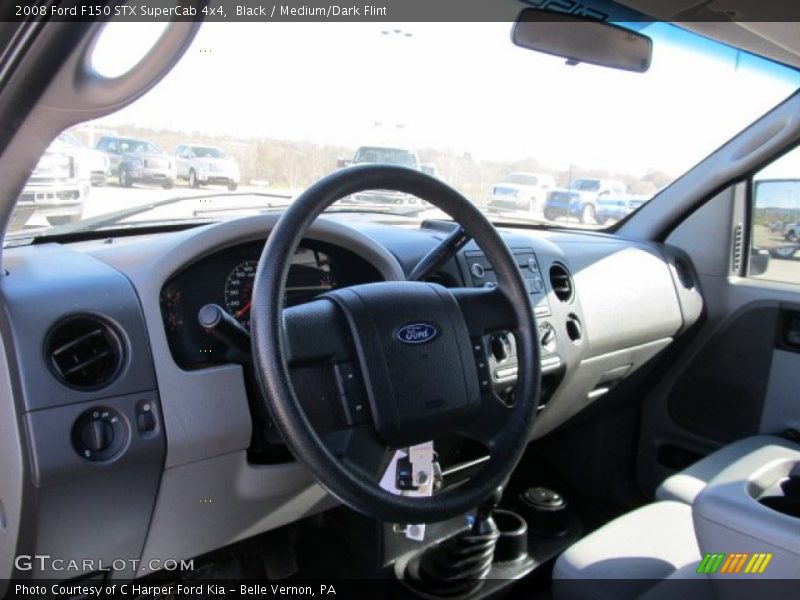 Black / Medium/Dark Flint 2008 Ford F150 STX SuperCab 4x4