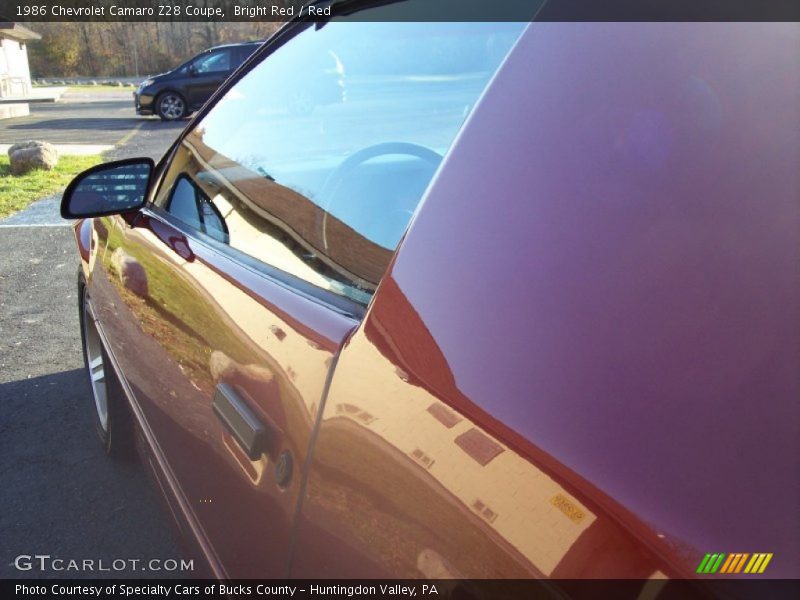 Bright Red / Red 1986 Chevrolet Camaro Z28 Coupe