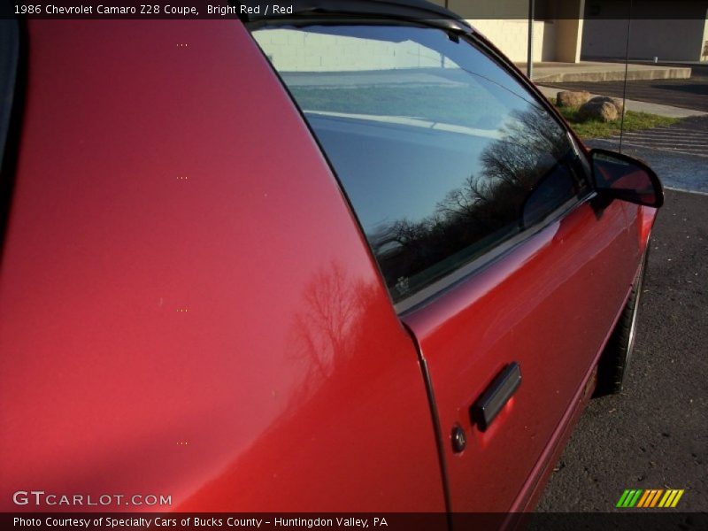 Bright Red / Red 1986 Chevrolet Camaro Z28 Coupe