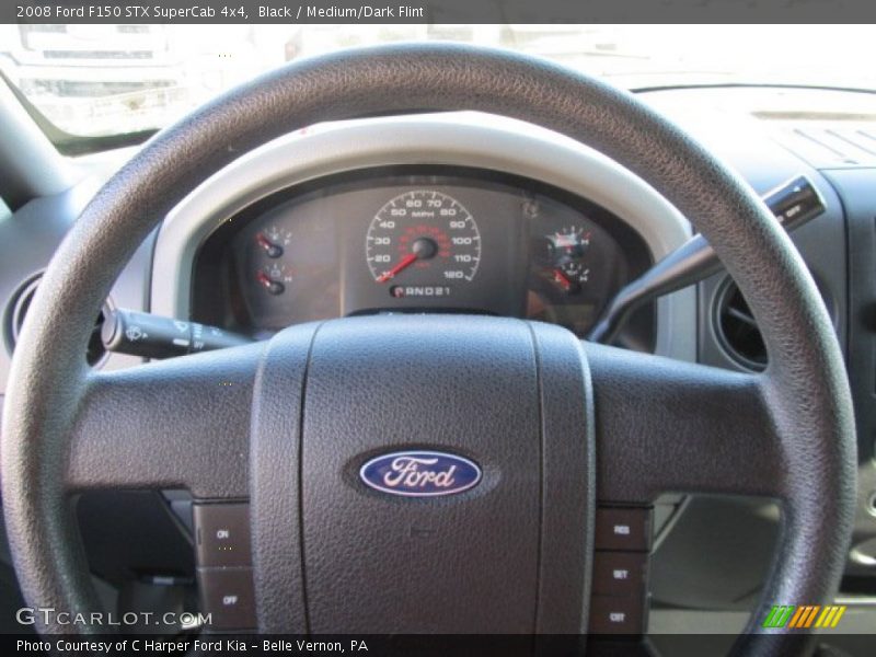 Black / Medium/Dark Flint 2008 Ford F150 STX SuperCab 4x4