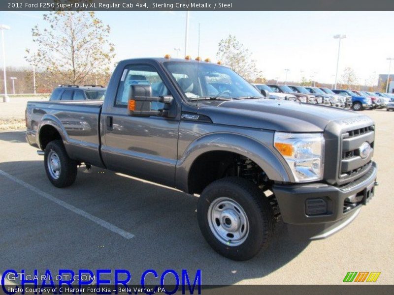 Sterling Grey Metallic / Steel 2012 Ford F250 Super Duty XL Regular Cab 4x4