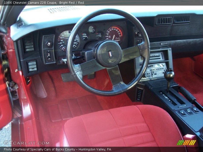 Dashboard of 1986 Camaro Z28 Coupe