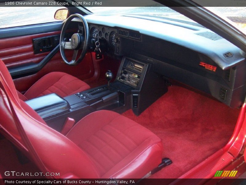 Dashboard of 1986 Camaro Z28 Coupe