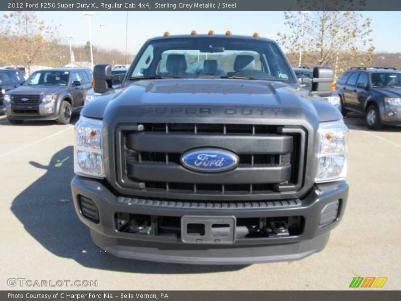 Sterling Grey Metallic / Steel 2012 Ford F250 Super Duty XL Regular Cab 4x4