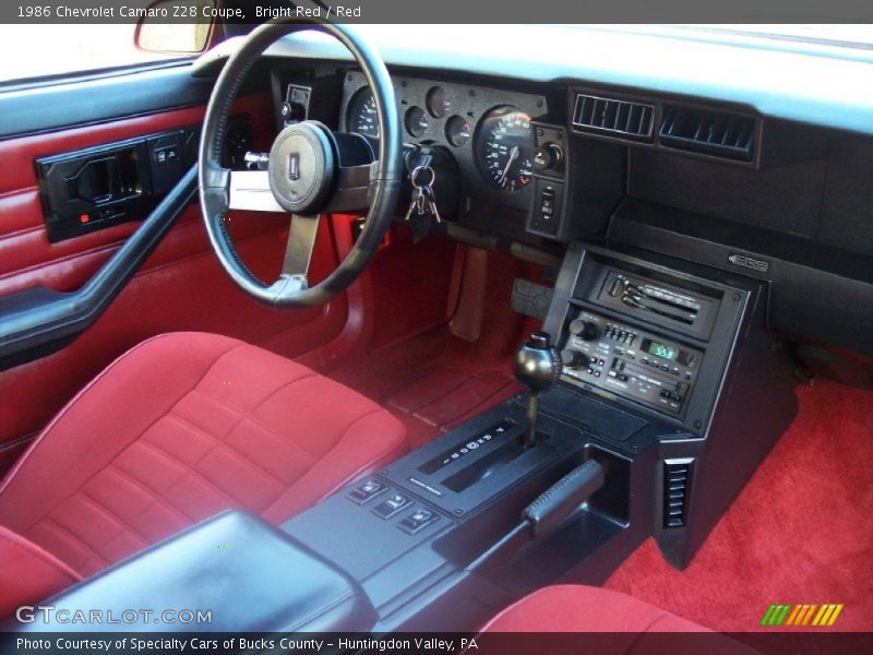 Dashboard of 1986 Camaro Z28 Coupe