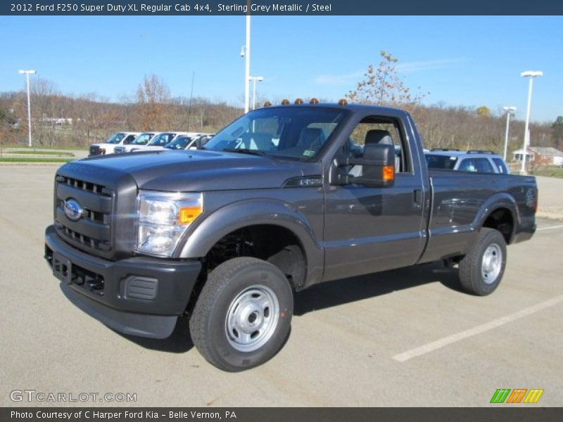 Sterling Grey Metallic / Steel 2012 Ford F250 Super Duty XL Regular Cab 4x4
