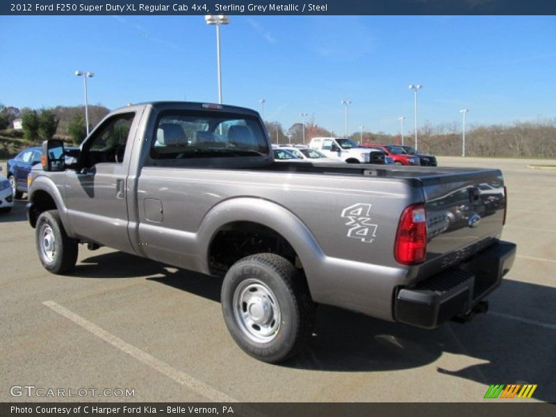 Sterling Grey Metallic / Steel 2012 Ford F250 Super Duty XL Regular Cab 4x4