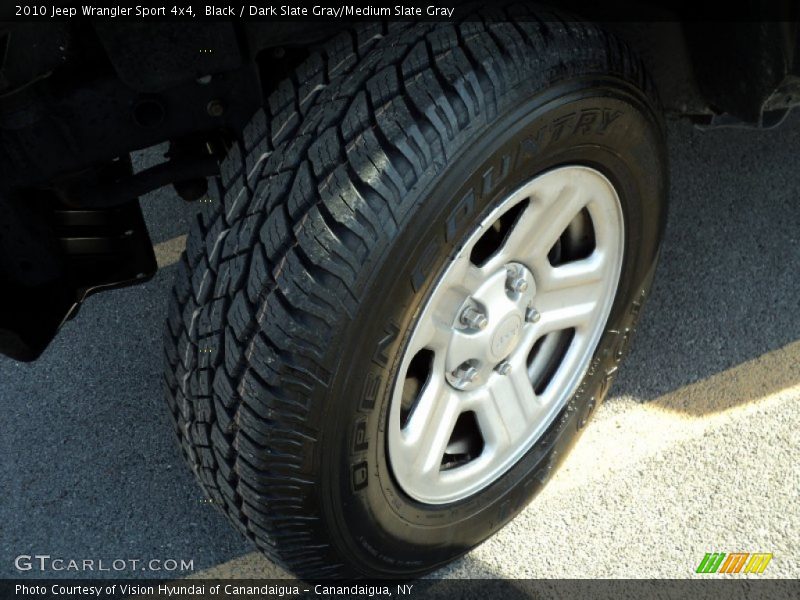 Black / Dark Slate Gray/Medium Slate Gray 2010 Jeep Wrangler Sport 4x4