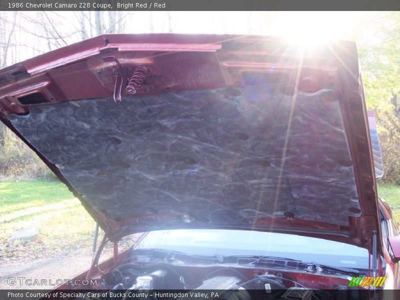Bright Red / Red 1986 Chevrolet Camaro Z28 Coupe