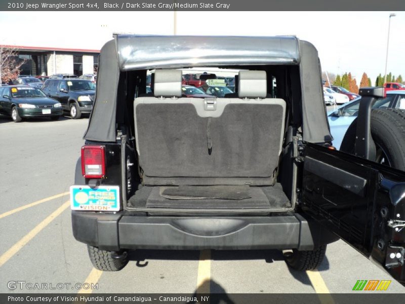 Black / Dark Slate Gray/Medium Slate Gray 2010 Jeep Wrangler Sport 4x4